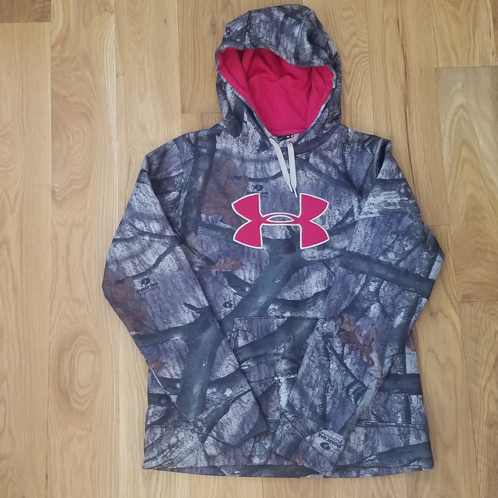 Under Armour Mossy Oak Treestand fleece lined hoodie sweatshirt - Picture 1 of 7